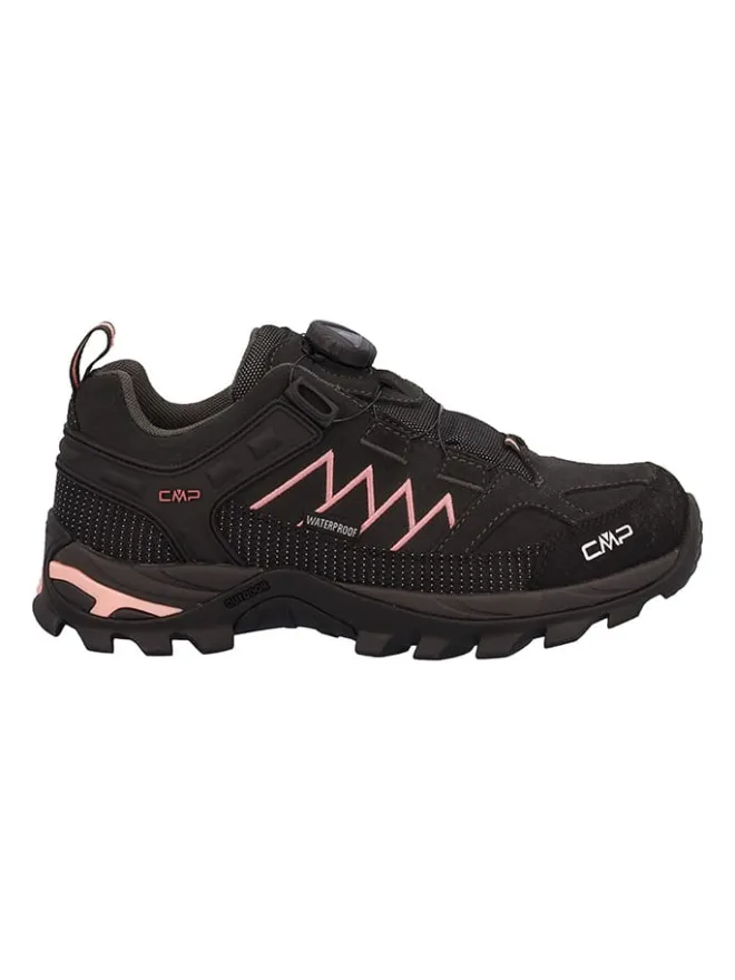 Leder-Trekkingschuhe "Rigel" in Schwarz/ Rosa>cmp Best