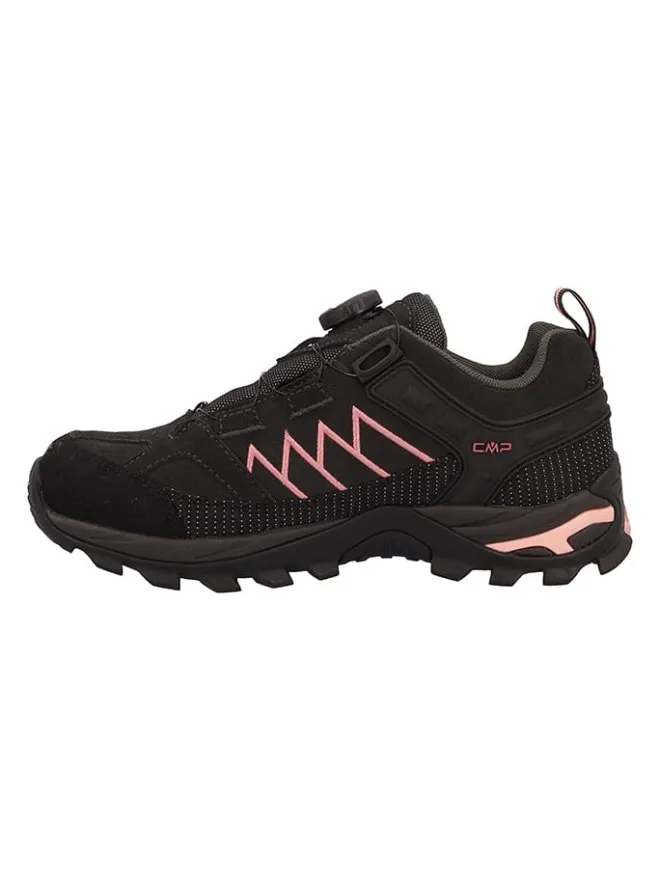 Leder-Trekkingschuhe "Rigel" in Schwarz/ Rosa>cmp Best