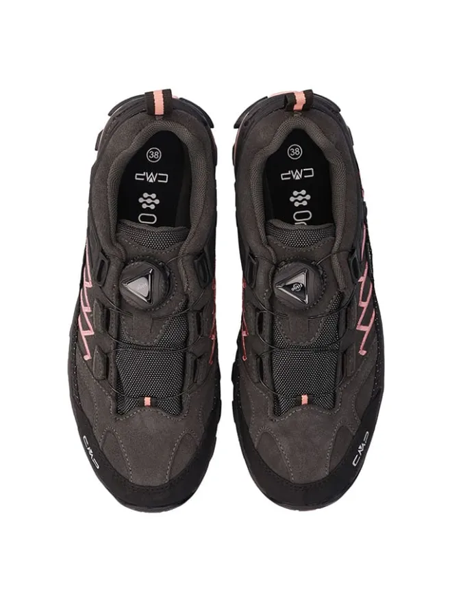 Leder-Trekkingschuhe "Rigel" in Schwarz/ Rosa>cmp Best