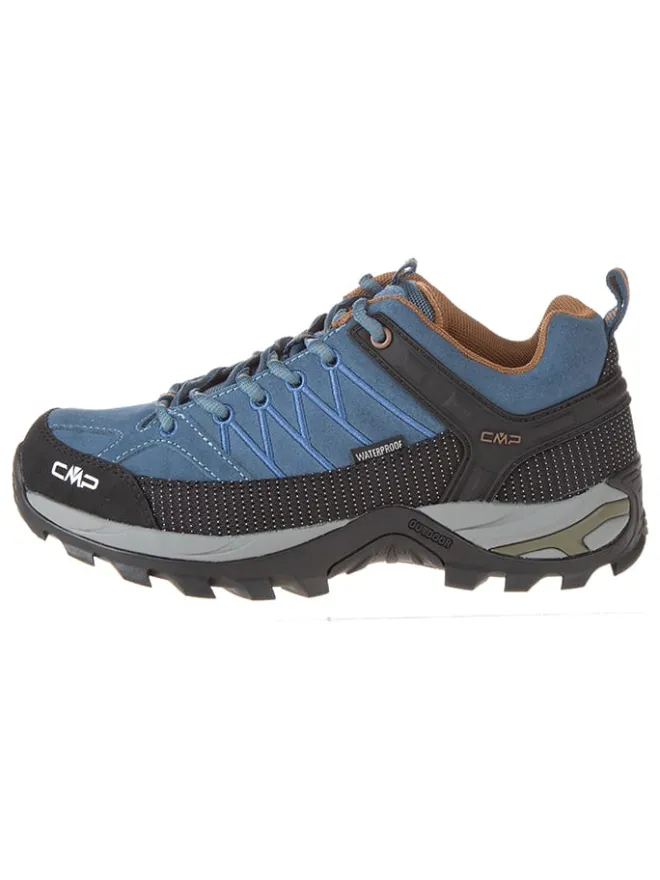 cmp Outdoorschuhe^Leder-Trekkingschuhe "Rigel Low" in Blau/ Schwarz