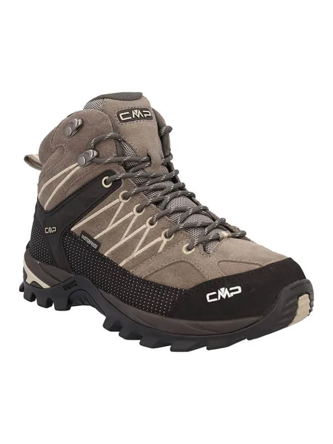 cmp Outdoor- & Sportschuhe^Leder-Trekkingschuhe "Rigel" in Hellbraun/ Schwarz