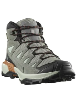Leder-trekkingschuhe "X Ultra 360 GTX" in Grau/ Schwarz>SALOMON Online