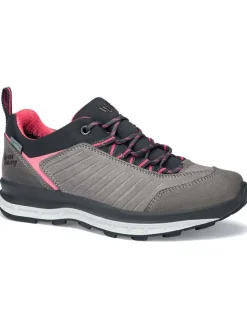 Leder-Walkingschuhe "Blueridge Low Lady ES" in Grau/ Pink>hanwag Outlet