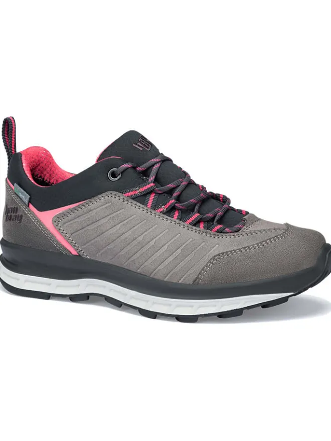 Leder-Walkingschuhe "Blueridge Low Lady ES" in Grau/ Pink>hanwag Outlet