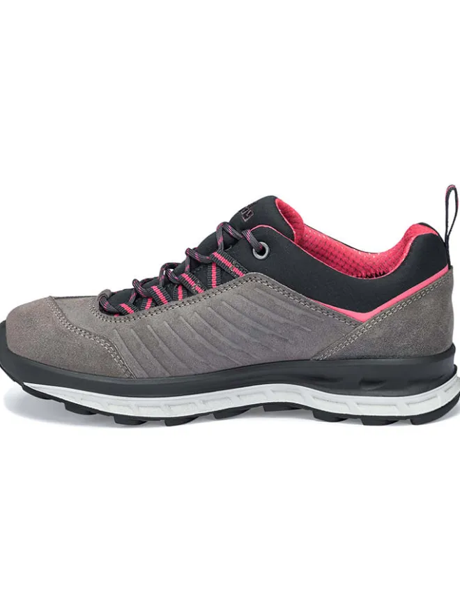 Leder-Walkingschuhe "Blueridge Low Lady ES" in Grau/ Pink>hanwag Outlet