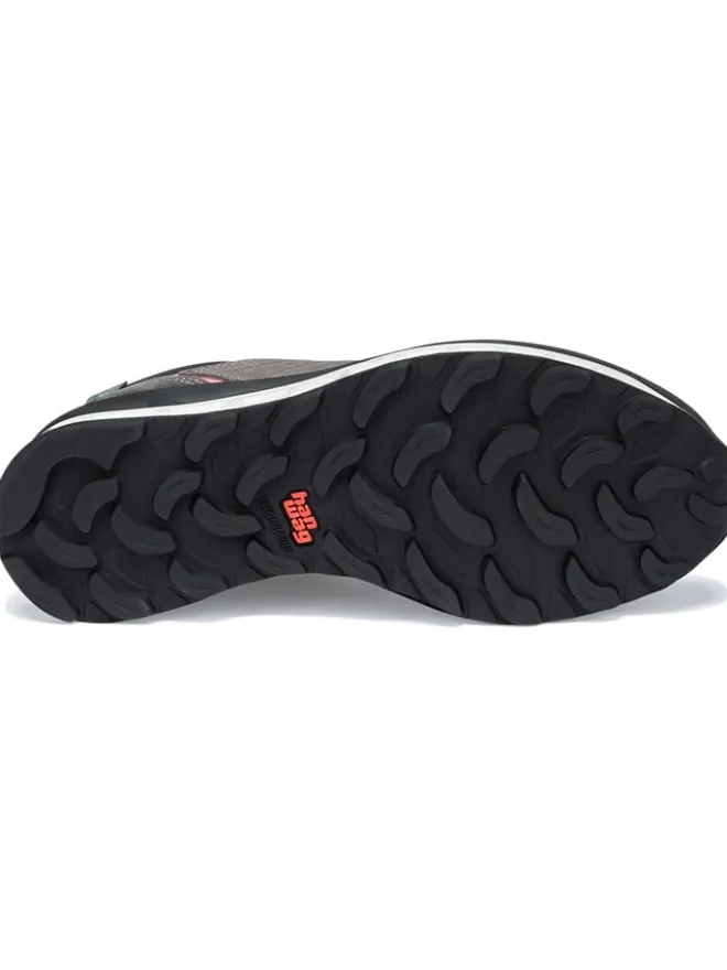 Leder-Walkingschuhe "Blueridge Low Lady ES" in Grau/ Pink>hanwag Outlet
