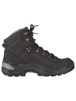 LOWA Outdoorschuhe^Leder-Wanderboots "Renegade GTX MID" in Schwarz