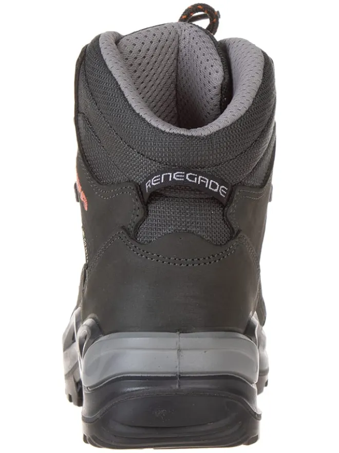 LOWA Outdoorschuhe^Leder-Wanderboots "Renegade GTX MID" in Schwarz