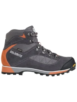 DOLOMITE Outdoorschuhe^Leder-Wanderboots "Zernez GTX" in Grau