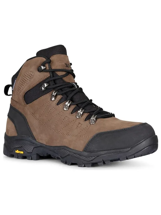 Trespass Outdoorschuhe^Leder-Wanderschuhe "Corrie" in Hellbraun