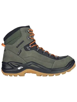 LOWA Outdoorschuhe^Leder-Wanderschuhe "Renegade GTX Mid" in Khaki