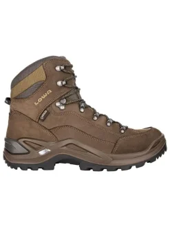 Leder-Wanderschuhe "Renegade GTX Mid" in Hellbraun>LOWA Online