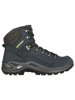 LOWA Outdoorschuhe^Leder-Wanderschuhe "Renegade GTX Mid" in Dunkelblau