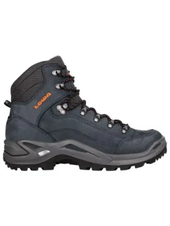 LOWA Outdoorschuhe^Leder-Wanderschuhe "Renegade LL Mid" in Dunkelblau