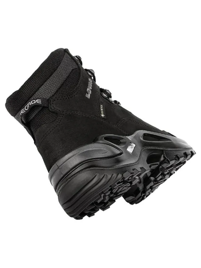 LOWA Outdoor- & Sportschuhe^Leder-Wanderschuhe "Renegade GTX Mid Ws" in Schwarz