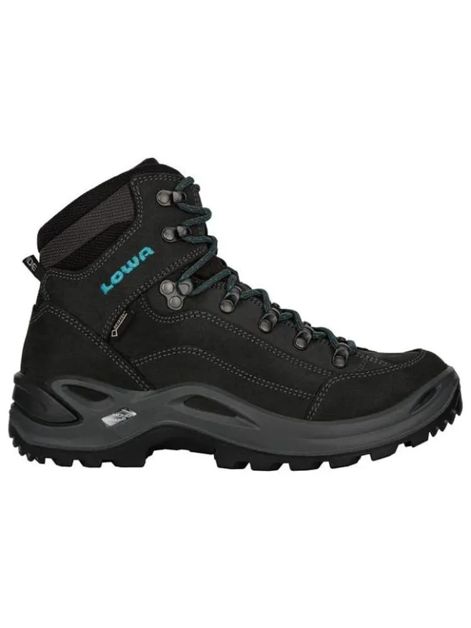 LOWA Outdoor- & Sportschuhe^Leder-Wanderschuhe "Renegade GTX Mid Ws" in Schwarz