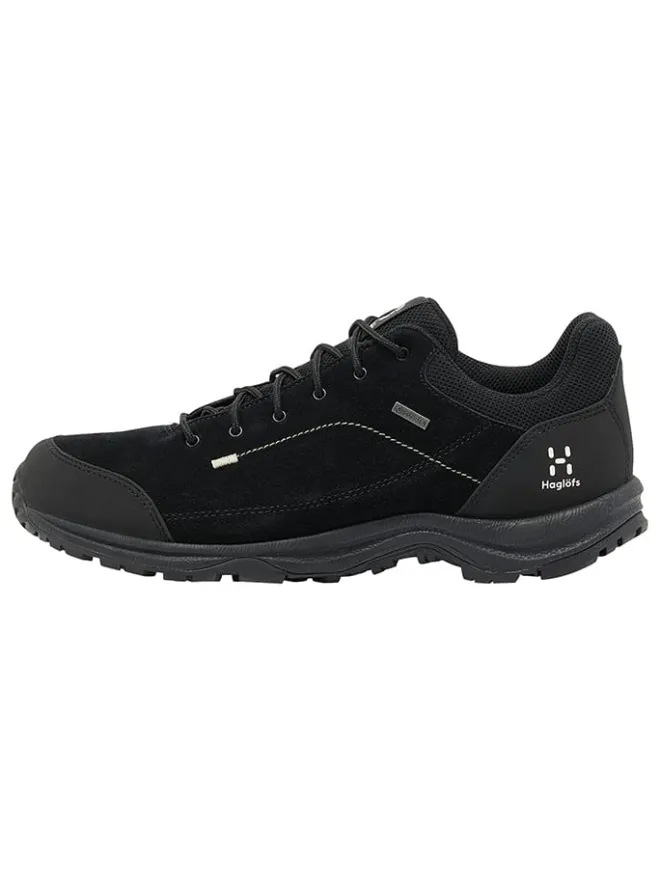Haglöfs Outdoor- & Sportschuhe^Leder-Wanderschuhe "Sajvva GTX Low" in Schwarz