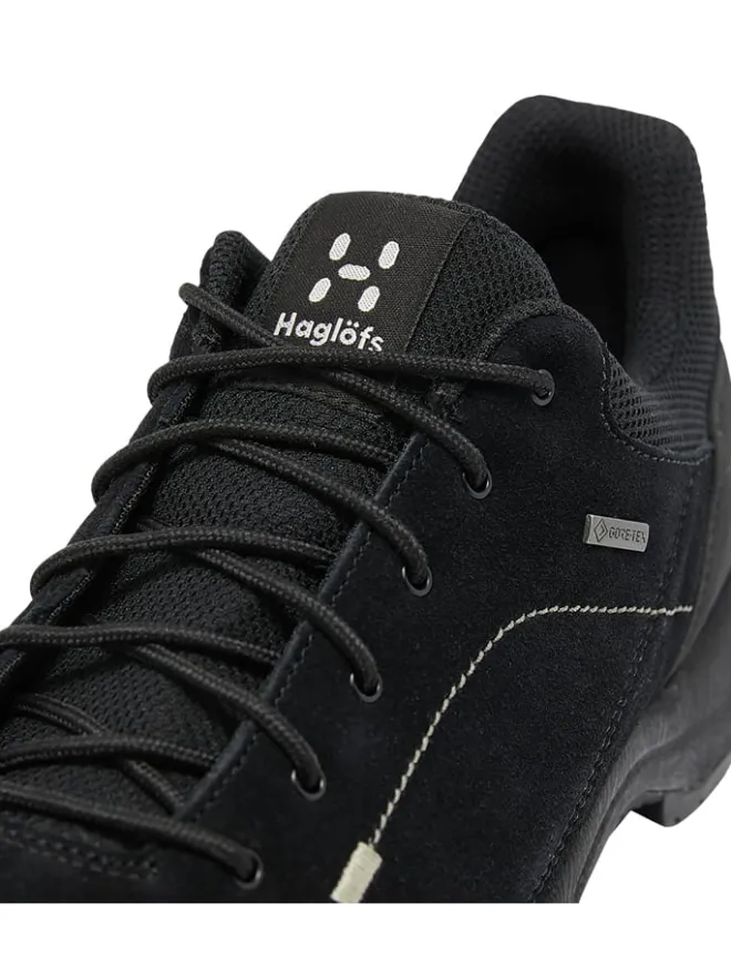 Haglöfs Outdoor- & Sportschuhe^Leder-Wanderschuhe "Sajvva GTX Low" in Schwarz