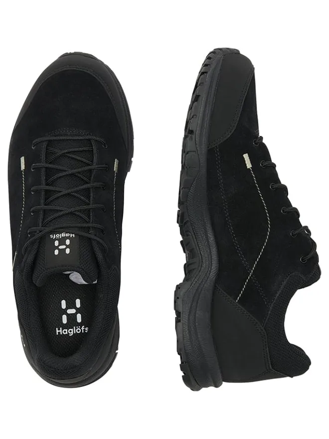 Haglöfs Outdoor- & Sportschuhe^Leder-Wanderschuhe "Sajvva GTX Low" in Schwarz