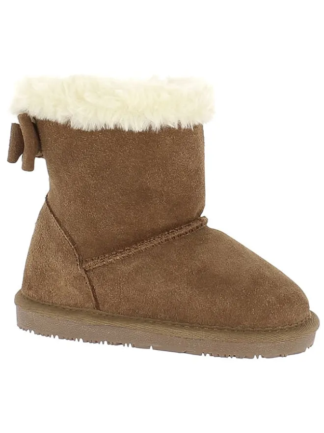Leder-Winterboots "Amak Toddler" in Hellbraun>Gooce Online
