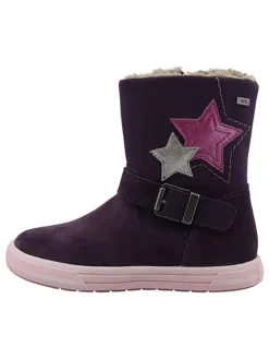 Leder-Winterboots "Baila" in Lila>Lurchi Discount