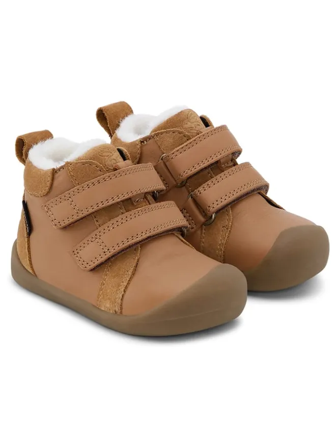 Leder-Winterboots "Bloom" in Hellbraun>Bundgaard Outlet
