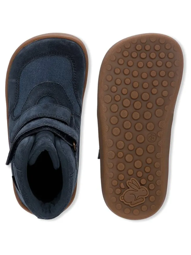 Leder-Winterboots "Bobbie" in Dunkelblau>Bundgaard New