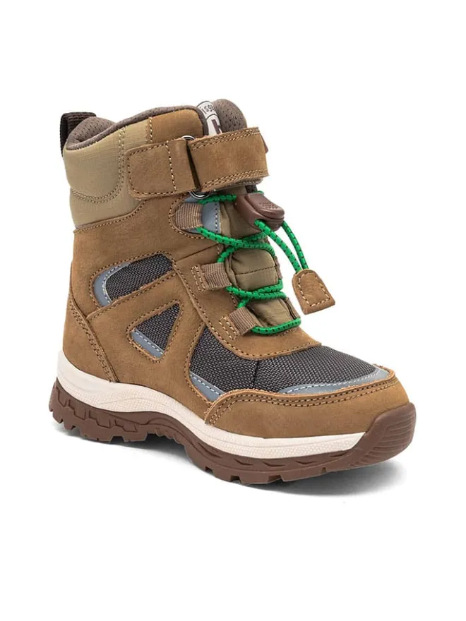 bisgaard Stiefel & Boots·Boots^Leder-Winterboots "Bruce" in Hellbraun