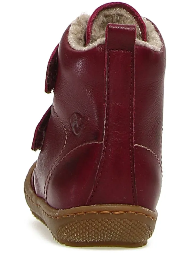 Naturino Stiefel & Boots^Leder-Winterboots "Bubble" in Bordeaux