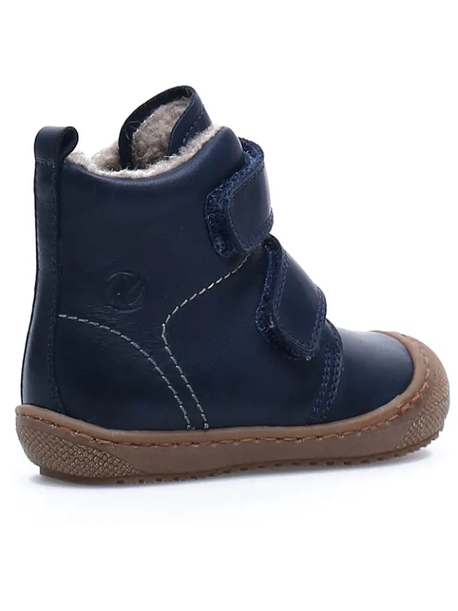 Naturino Stiefel & Boots^Leder-Winterboots "Bubble" in Dunkelblau