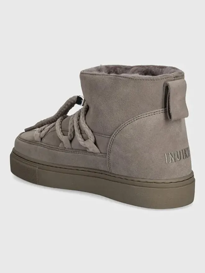 Leder-Winterboots "Classic Low" in Grau>INUIKII New