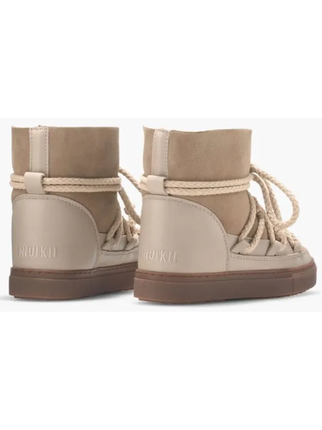 Leder-Winterboots "Classic" in Beige>INUIKII Best