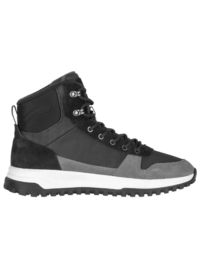 Leder-Winterboots "Eldfjall" in Grau/ Schwarz>Westfjord Clearance