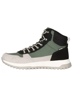 Leder-Winterboots "Eldfjall" in Grau/ Grün>Westfjord Best