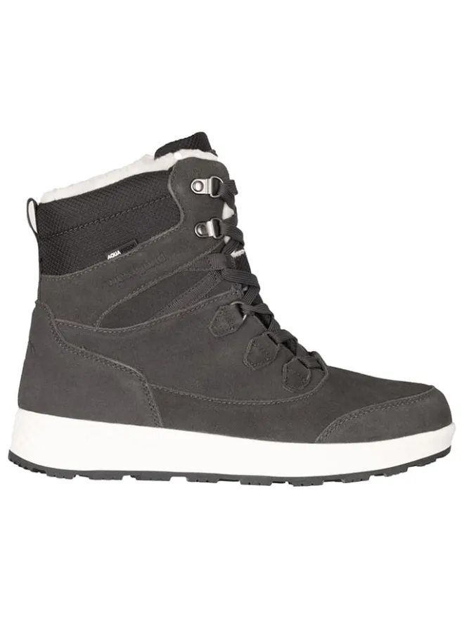 Leder-Winterboots "Eldfjall" in Grau>Westfjord New