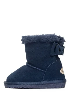 NICEBAY Stiefel & Boots^Leder-Winterboots "Elwha" in Dunkelblau