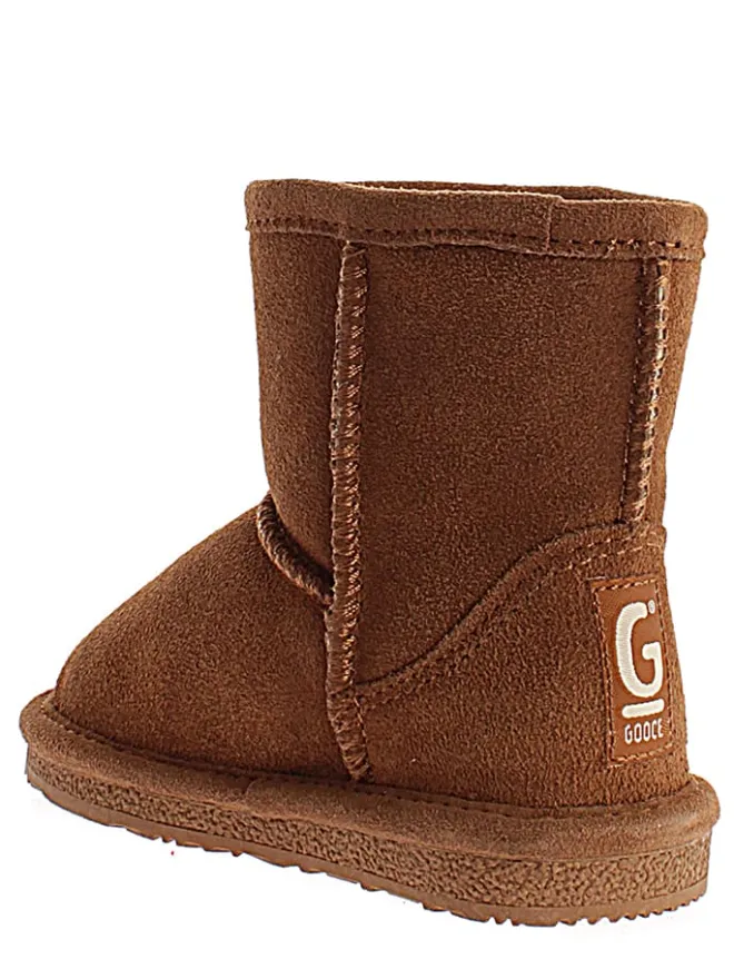 Leder-Winterboots "Ethel Toddler" in Hellbraun>Gooce Outlet