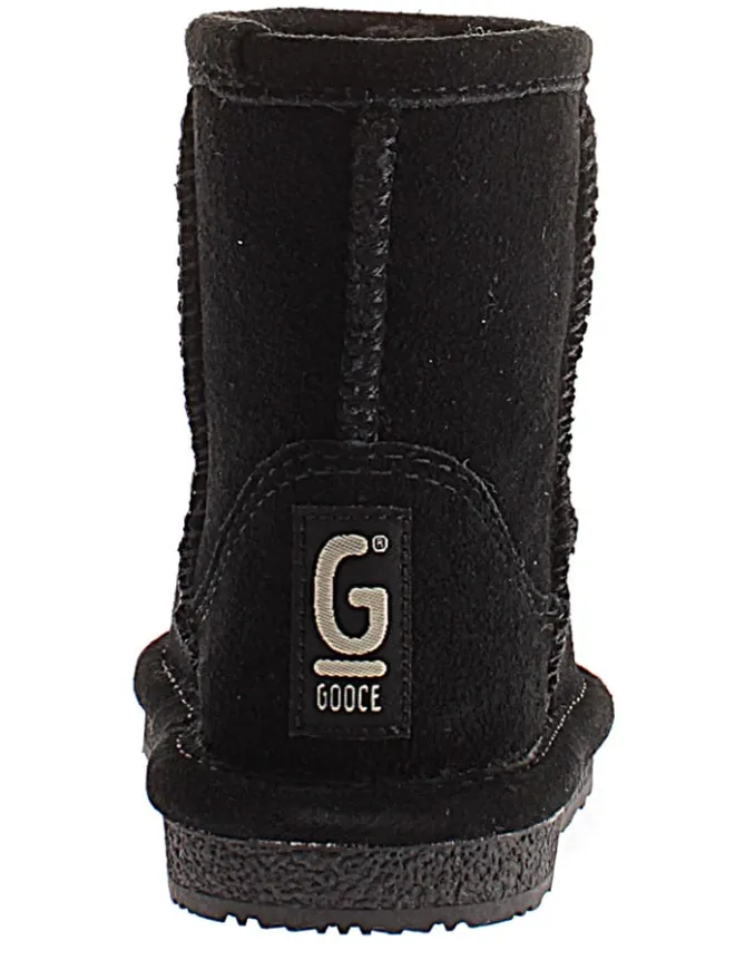 Leder-Winterboots "Ethel Toddler" in Schwarz>Gooce Hot