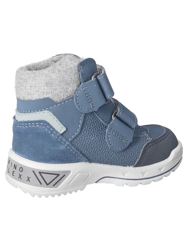 PEPINO Stiefel & Boots^Leder-Winterboots "Finn" in Blau