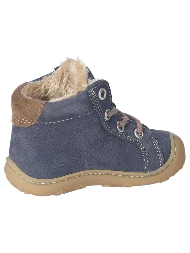 Leder-Winterboots "Georgie" in Dunkelblau>PEPINO Best