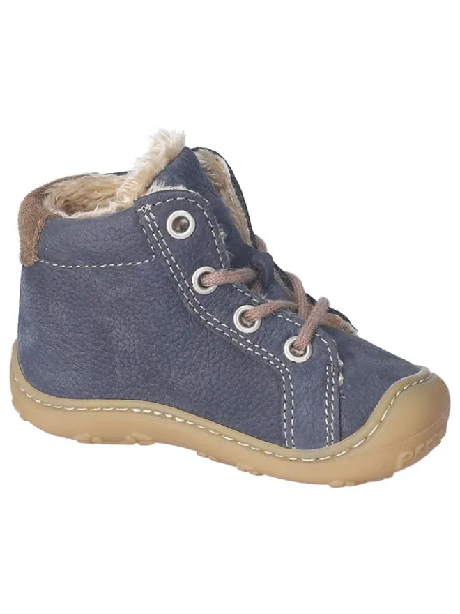 Leder-Winterboots "Georgie" in Dunkelblau>PEPINO Best