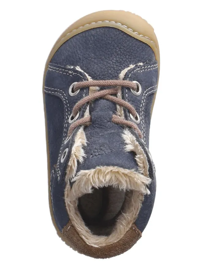 Leder-Winterboots "Georgie" in Dunkelblau>PEPINO Best