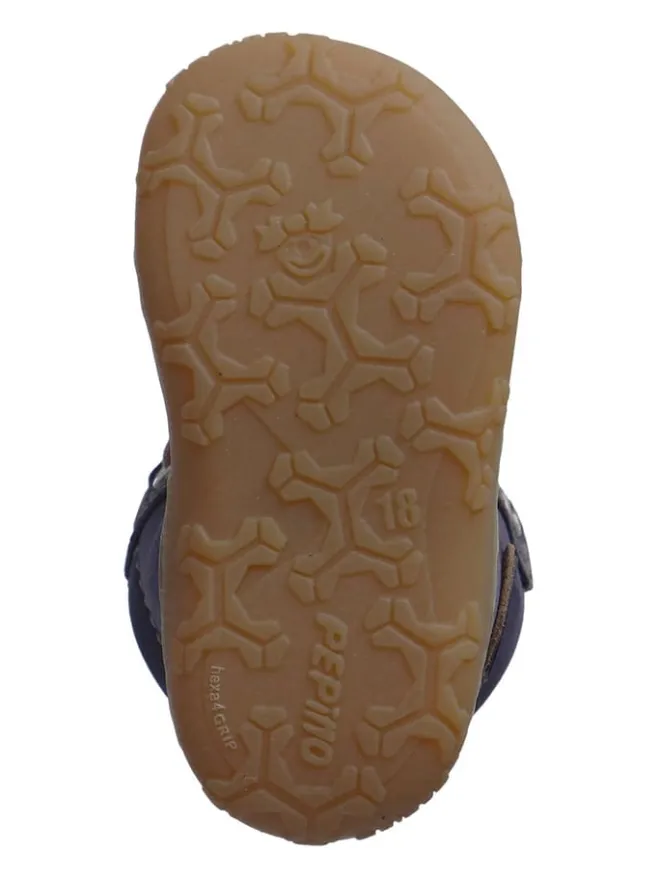 Leder-Winterboots "Georgie" in Dunkelblau>PEPINO Best
