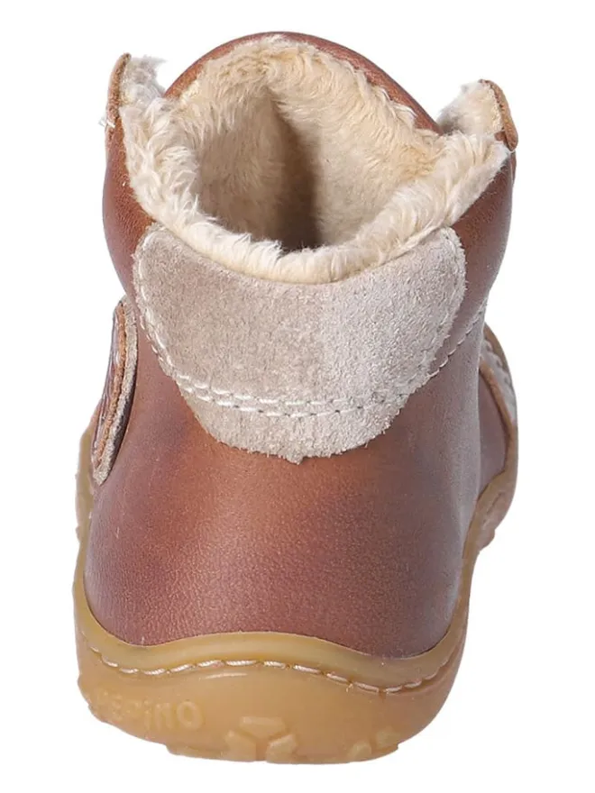 Leder-Winterboots "Georgie" in Hellbraun>PEPINO Clearance