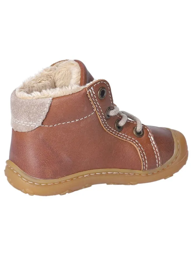Leder-Winterboots "Georgie" in Hellbraun>PEPINO Clearance