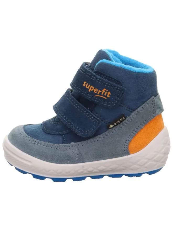 superfit Stiefel & Boots|Stiefel & Boots·Boots^Leder-Winterboots "Groovy 2.0" in Blau