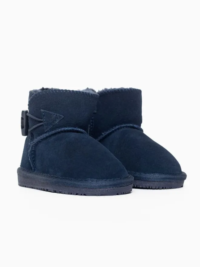 Gooce Stiefel & Boots^Leder-Winterboots "Hubbard" in Dunkelblau