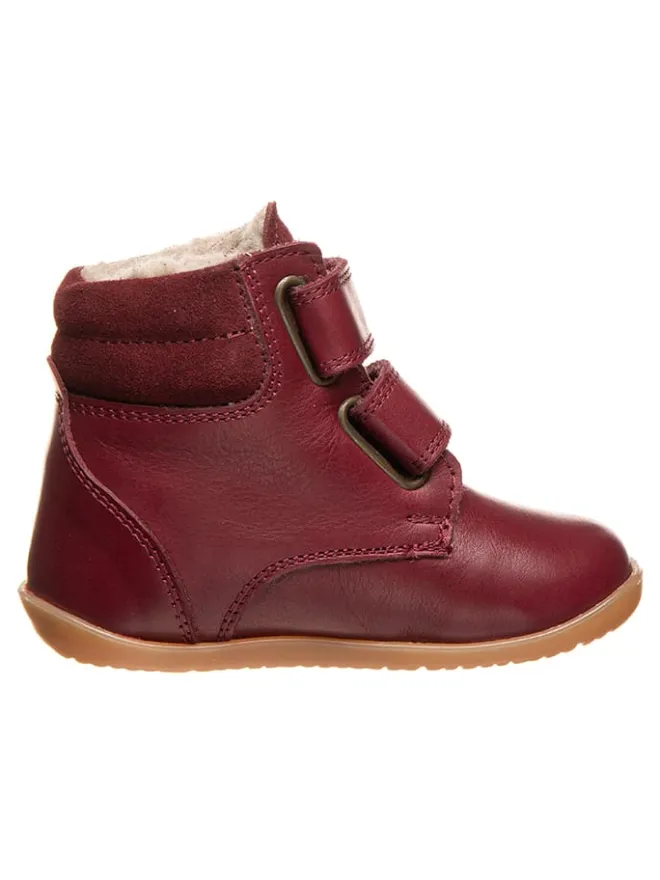 Naturino Stiefel & Boots^Leder-Winterboots in Bordeaux