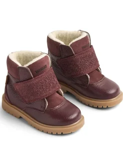 Leder-Winterboots in Braun>Wheat Best