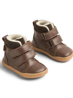 Leder-Winterboots in Braun>Wheat Sale